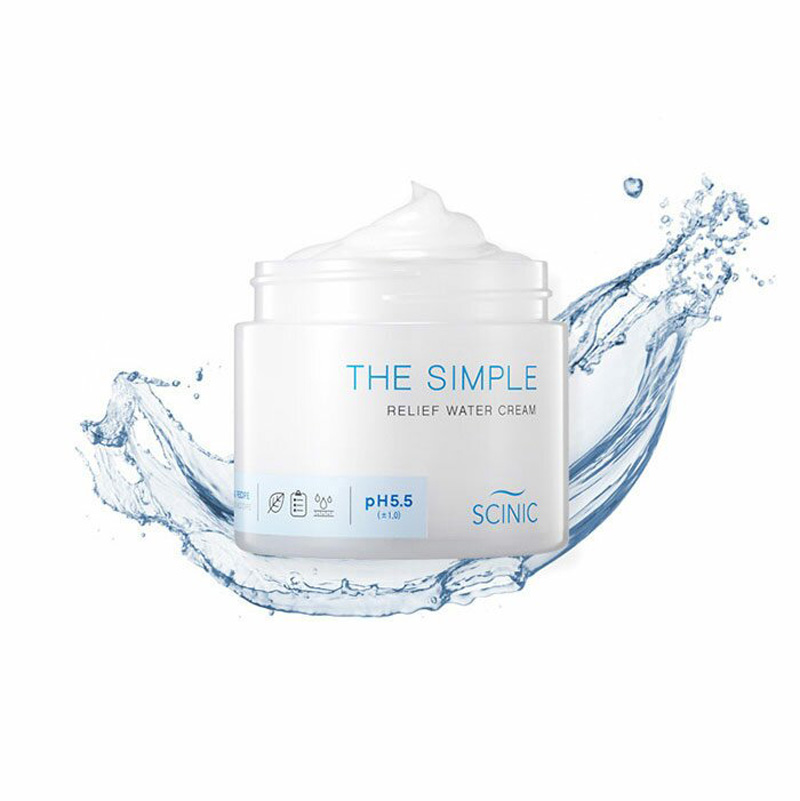 Scinic The Simple Relief Water Cream (80ml) - Scinic The Simple Relief Water Cream 80ml